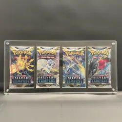 TCG 4x Booster Pack Acrylic Case Holder - Pokemon, Yu-Gi-Oh, and Magic w/ Stand - Image 4