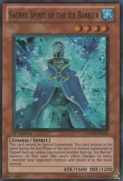 Sacred Spirit of the Ice Barrier - HA04-EN024 - Super Rare - Unlimited Edition - - Image 2