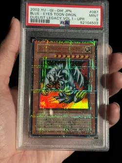 PSA 9 Mint Blue-Eyes Toon Dragon DL1-087 Ultra Parallel Rare 2002 Japanese MRL - Image 19