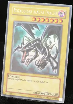 Yu-Gi-Oh! Red-Eyes Blue Dragon LOB-G056 Ultra Rare [Poor] Red-Eyes B. Dragon - Image 3