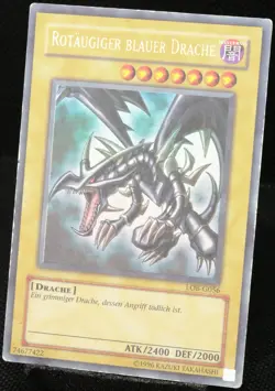 Yu-Gi-Oh! Red-Eyes Blue Dragon LOB-G056 Ultra Rare [Poor] Red-Eyes B. Dragon - Image 7