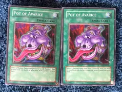 YUGIOH TCG: Pot Of Avarice EEN-EN037 Super Rare Unlimited Edition *NM X2 - Image 3