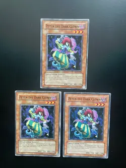 Yugioh Peten the Dark Clown EP1-EN005 Unlimited Edition Common HP X3 - Image 1