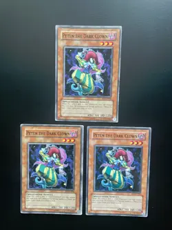 Yugioh Peten the Dark Clown EP1-EN005 Unlimited Edition Common HP X3 - Image 3