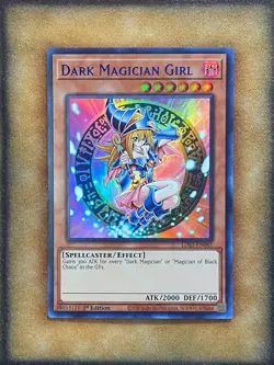 Yugioh Dark Magician Girl LDS3-EN082 Ultra Rare 1st Ed BLUE NM - Image 1