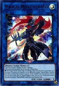 *** MAGICAL MUSKETEER MAX *** 1ST EDITION ULTRA RARE BLHR-EN052 NM YUGIOH! - Image 1
