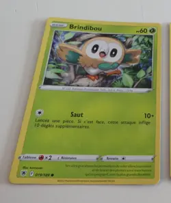 POKEMON STARS RADIEUX FRENCH CARD Brindibou 019/189 FR JCC NM - Image 1