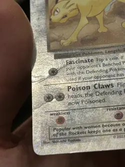 POKEMON TCG Dark Persian 6/110 Legendary Collection Reverse Holo Card MP - Image 4