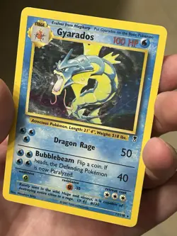 Gyarados 12/110 Legendary Collection Holo Card Pokemon TCG MP WotC 2002 Vintage - Image 4
