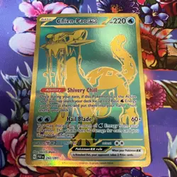 Chien-Pao EX 242/091 Gold Hyper Rare Card Paldean Fates - Image 1