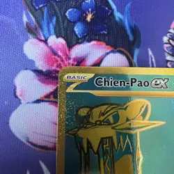 Chien-Pao EX 242/091 Gold Hyper Rare Card Paldean Fates - Image 2