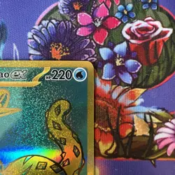 Chien-Pao EX 242/091 Gold Hyper Rare Card Paldean Fates - Image 3