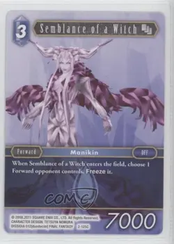 2016 Final Fantasy Trading Card Game: Opus 2 Collection Semblance of a Witch 1md - Image 1