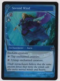 MTG Foil 1X Second Wind X1 Future Sight Magic - LP/MP - Image 1
