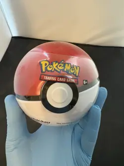 Pokemon TCG PokeBall Tin D21 PokÃ© Ball SEALED NEW 3 Packs - Image 1