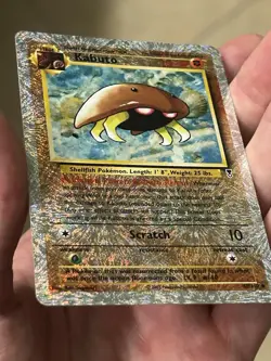 Kabuto Reverse Holo Foil Pokemon Legendary Collection 48/110 2002 Vintage MP - Image 3