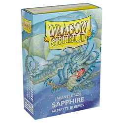 Dragon Shield Matte Mini Japanese Sapphire 60 ct Card Sleeves Individual Pack - Image 2