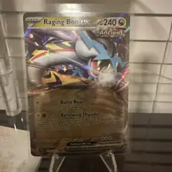 Pokémon TCG Temporal Forces Raging Bolt EX 123/162 Double Rare Holo Card - Image 1