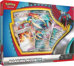 Pokemon TCG: Roaring Moon ex Box (1 Foil Promo Card, 1 Oversize Foil Card & 4 Bo - Image 1