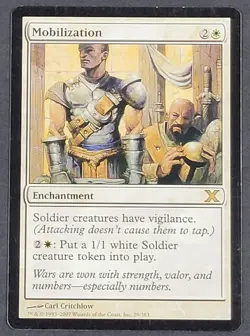 MTG - 1x Mobilization - Tenth (X) Edition - LP - Magic the Gathering Rare White - Image 1