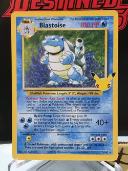 Pokémon TCG Blastoise Celebrations Classic Collection Card 2/102 - Image 1