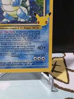 Pokémon TCG Blastoise Celebrations Classic Collection Card 2/102 - Image 4