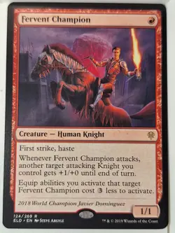 Fervent Champion - Thorne of Eldraine - Magic the Gathering MTG Nice! - Image 4