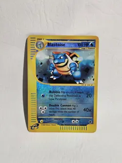 Pokemon TCG Blastoise - Expedition 36/165 Rare Reverse Holo MP - Image 1