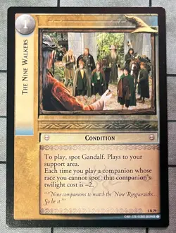 THE NINE WALKERS 1R 79 Decipher Lord of the Rings Fellowship - Image 2