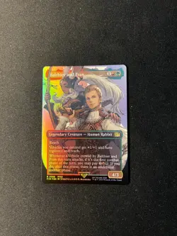 Balthier and Fran Borderless FOIL MTG Final Fantasy #R393 - Image 3
