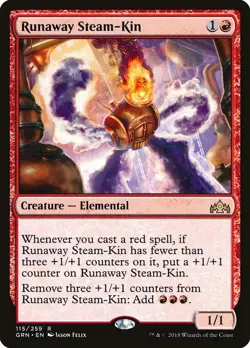 4x Runaway Steam-Kin Guilds of Ravnica English Near Mint MTG - Image 2