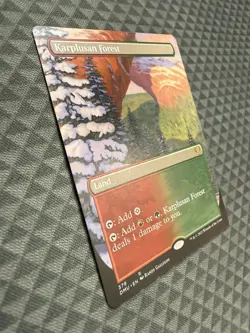 MTG Karplusan Forest #379 Borderless Rare Dominaria United (DMU) - Image 6