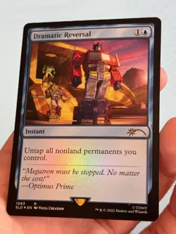 1X FOIL Dramatic Reversal TRANSFORMERS NM MTG Magic Secret Lair Commander CEDH - Image 2