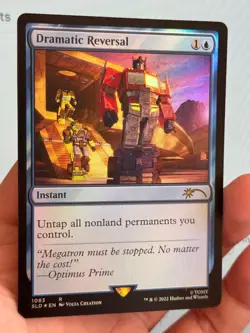 1X FOIL Dramatic Reversal TRANSFORMERS NM MTG Magic Secret Lair Commander CEDH - Image 4