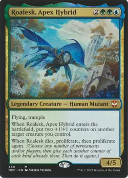 MTG Streets of New Capenna Commander - Roalesk, Apex Hybrid - Image 1