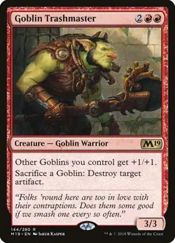 1x Goblin Trashmaster Core Set 2019 English Near Mint MTG - Image 2
