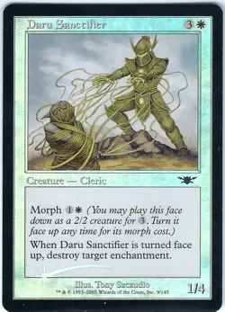 FOIL Daru Sanctifier Legions Common – MTG Magic the Gathering Card - Image 1