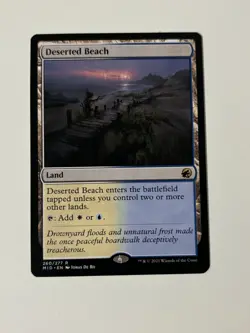 MTG Deserted Beach - Foil, NM , English Innistrad: Midnight Hunt - Image 3
