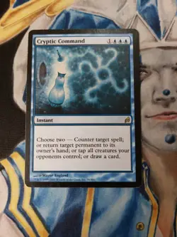 Cryptic Command MTG Lorwyn Blue Rare Instant Heavily Played x1 - Image 1