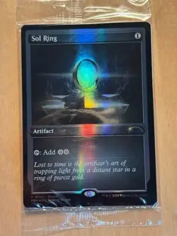 MTG Magic the Gathering Sol Ring Foil Promo NM - Image 1