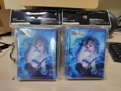 Final Fantasy X Yuna & Tidus Official Sleeves - New Sealed - Fit MTG Cards - Image 1