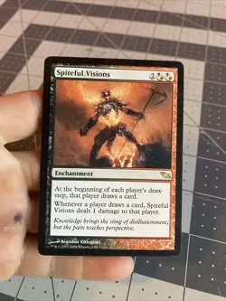 2008 MTG Shadowmoor Spiteful Visions 198/301 - Image 3