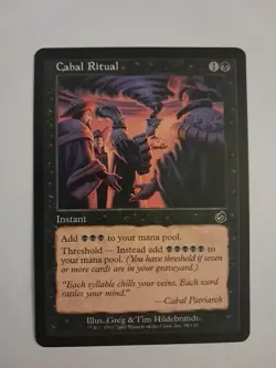 Cabal Ritual LP/MP Torment MTG Magic the Gathering - Image 7