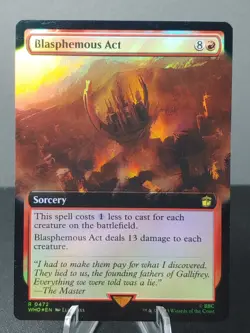 0472 Blasphemous Act Extended Art Foil Magic The Gathering Doctor Who - Image 4