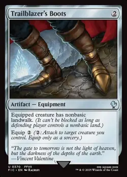 1x - Trailblazer's Boots - Commander: Final Fantasy FIC - UC NM MTG - Image 1