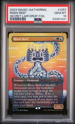 Risen Reef Foil MTG Secret Lair PSA 10 Gem Mint - Image 1
