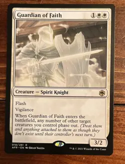Guardian of Faith (018) Adventures in the Forgotten Realms AFR MTG Magic - Image 3