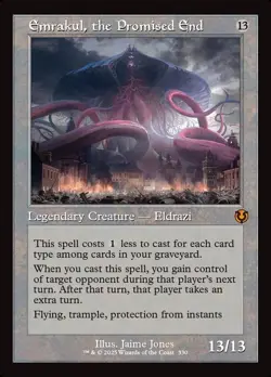 Emrakul, the Promised End- Innistrad Remastered Retro Frame Foil MTG-NM - Image 1
