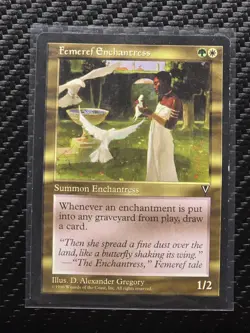 MTG Femeref Enchantress Visions 129/167 Regular Rare - Image 1