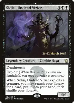 MTG English Sidisi, Undead Vizier NM Foil Promos: Prerelease Cards - Image 1